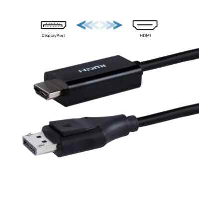 Philips 6ft Display Port to HDMI Cable for TV Projector Monitor SWV9216G/27