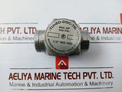 Watson McDaniel WD-600 Thermodynamisch Dampf Fallen 600 Psi