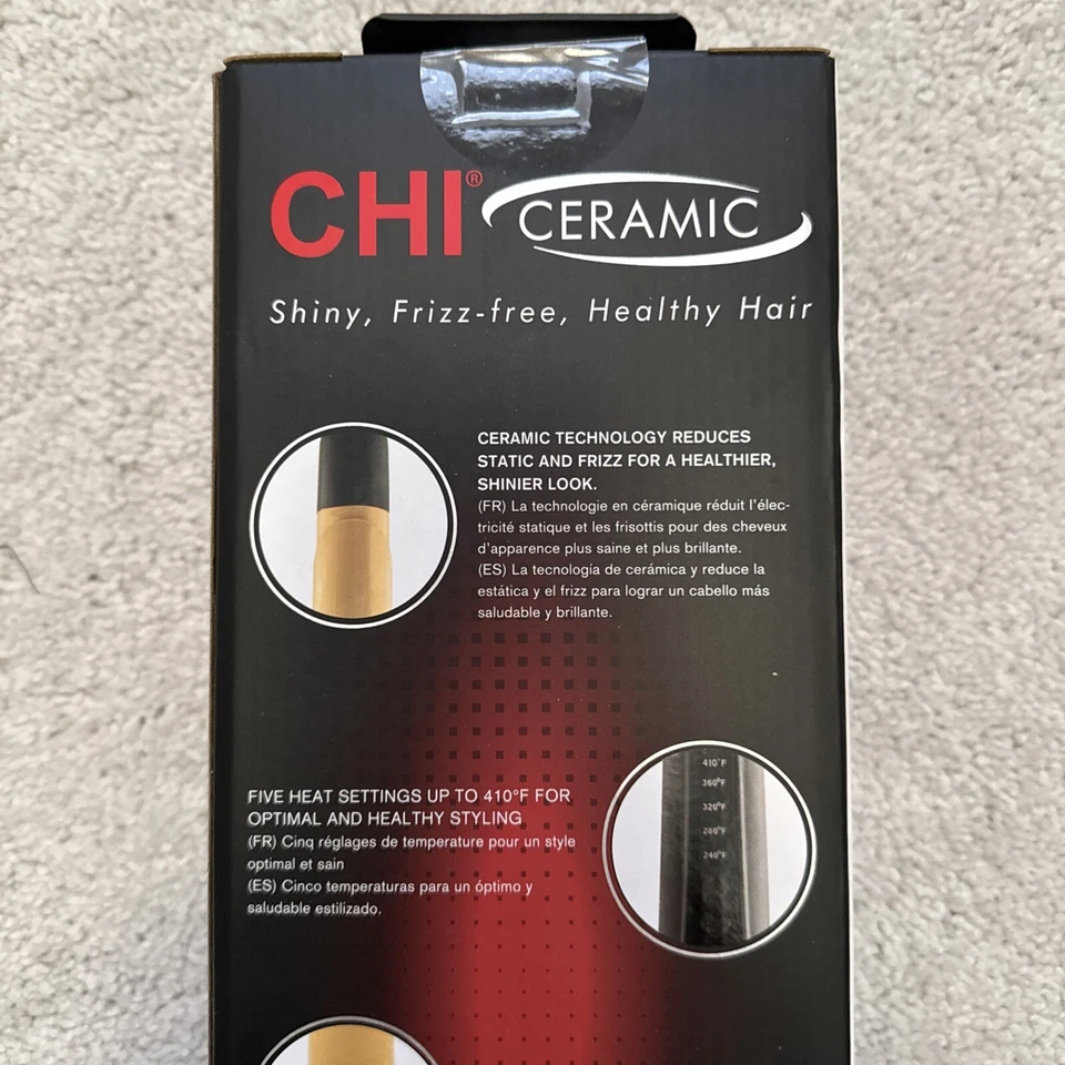 CHI Ceramic Curling Iron, Hair Curler for Smooth & Shiny Curls, Adjustable 1" - Image 4 of 4