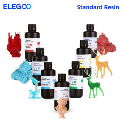 ELEGOO ABS-Like/Standard/8K/Water Washable/Plant 405nm Harz für 3D Drucker 1KG