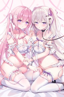 NEW Usari Ameno x Shiono Meru-Chan B2W Swede Tapestry Comic Treasure 44 Anime