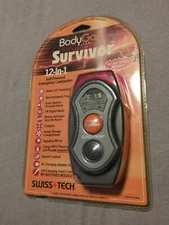 Swiss Tech Emergency Survival Radio PHONE CHARGER Flash LED Light Compass~NEW