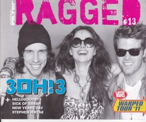 2011 Ragged Vans Warped Tour Magazine 3OH!3 Hellogoodbye Ashley Costello NYD