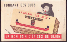 Buvard ( 21 x 13.5 cm ) " Philbée " Pain d'épices