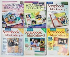 MEMORY MAKERS SCRAPBOOK IDEA GALLERY PAPERBACK BOOKS LOT OF 6 SCRAPBOOKING