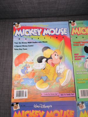 Vintage Disney Mickey Mouse Magazine 1989 Spring/Summer/Fall