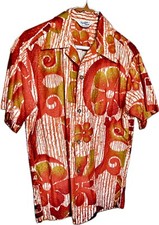 1960  s Men  s Paradise Hawaiian Shirt Size Medium