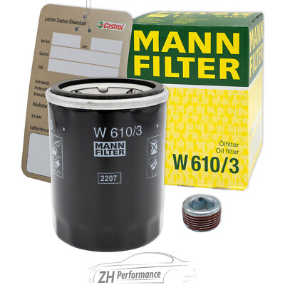 MANN ÖLFILTER+ÖLABLASS-SCHRAUBE FÜR FIAT GRANDE PUNTO 199 05- IDEA 1.2 1.4
