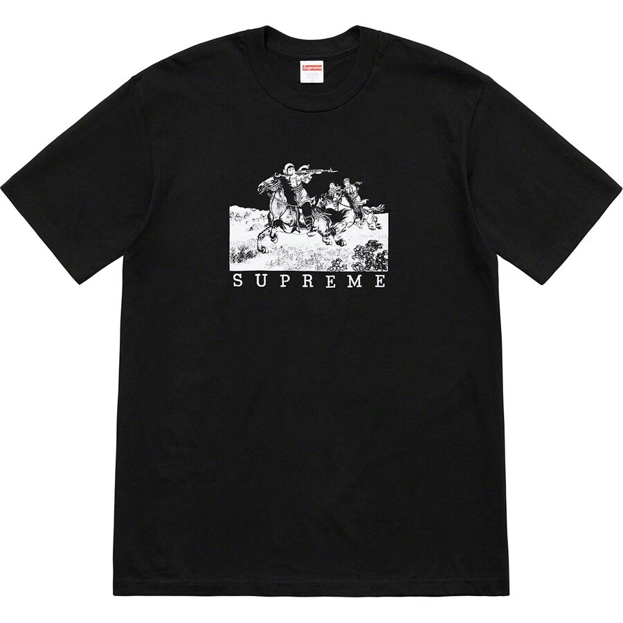Tee shirt Supreme Riders noir gris S/S 19
