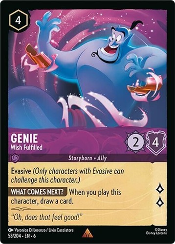 ディアブロ　ジーニー　foil Disney Lorcana: Genie Power Unleashed - #76/204 - Rare - NON Foil