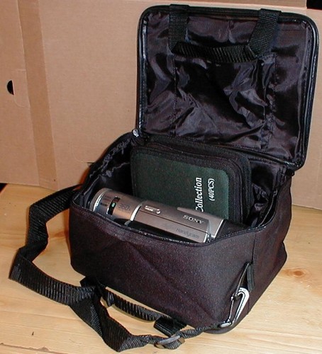 NEW BAG CASE FOR CAMCORDER CAMERA DRONE GOPRO STRAP BLACK SMALL UTILITY POUCH - Picture 7 of 8