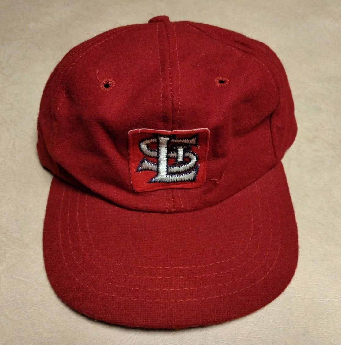 VTG 70s 80s St Louis Cardinals Wool Boys sandlot Baseball stretch fitted  Hat Cap