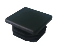 Heavy Duty 1-1/4" Inch Black Square Plastic Insert Plug/Furniture Glide/End Cap