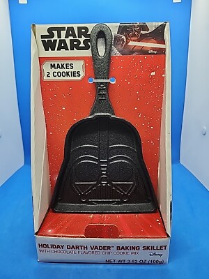 Disney Star Wars Holiday Darth Vader Baking Skillet With Pancake Mix.