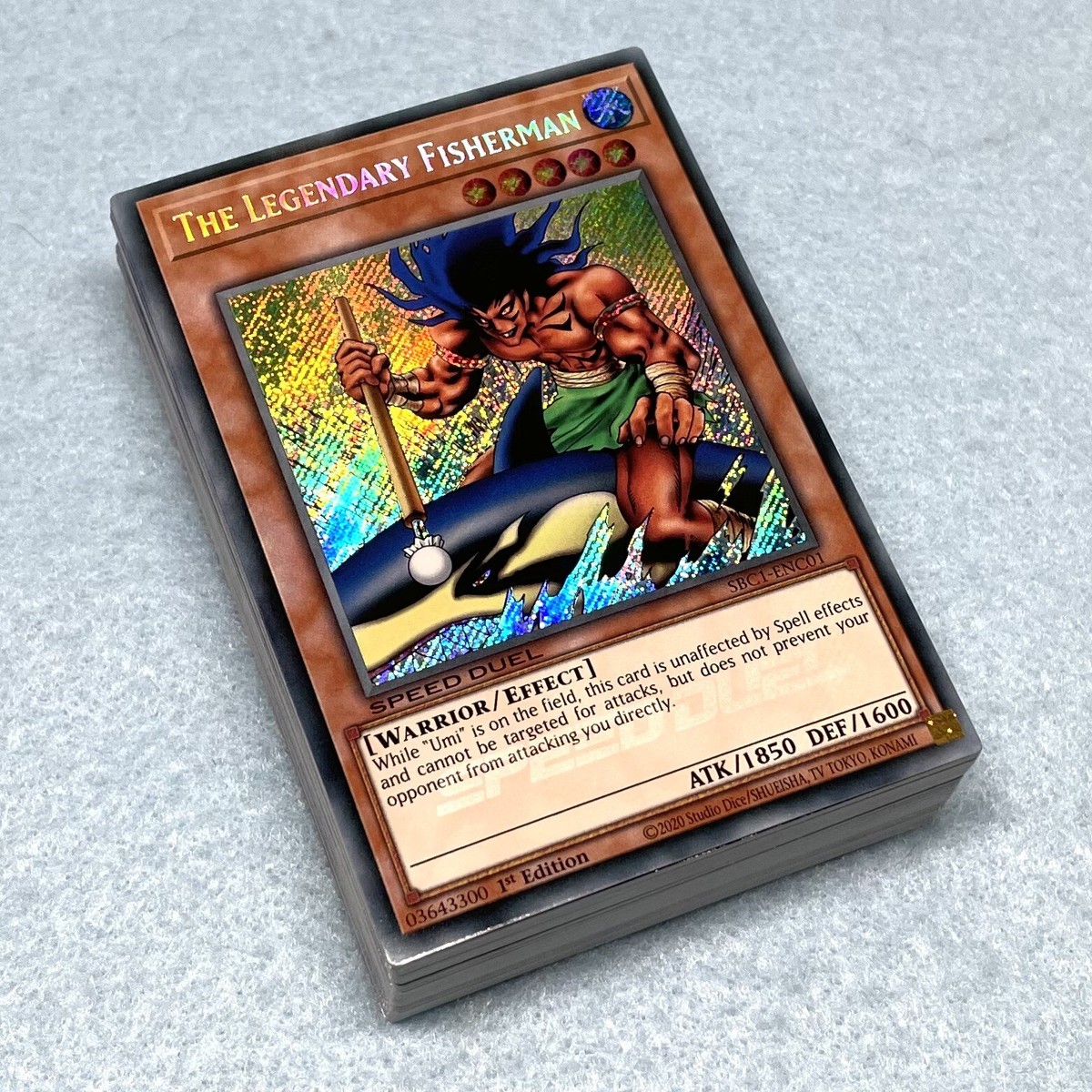 Yugioh Mako Tsunami Premium 60 Card Deck The Legendary Fisherman +