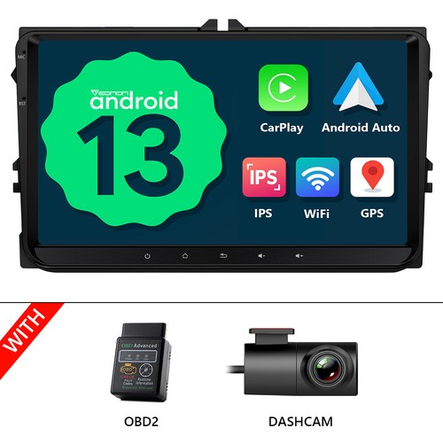 For 2003-2013 VW Golf GTI MK5 MK6 Plus 9"Android 13 Car Radio Stereo GPS CarPlay - Picture 23 of 31