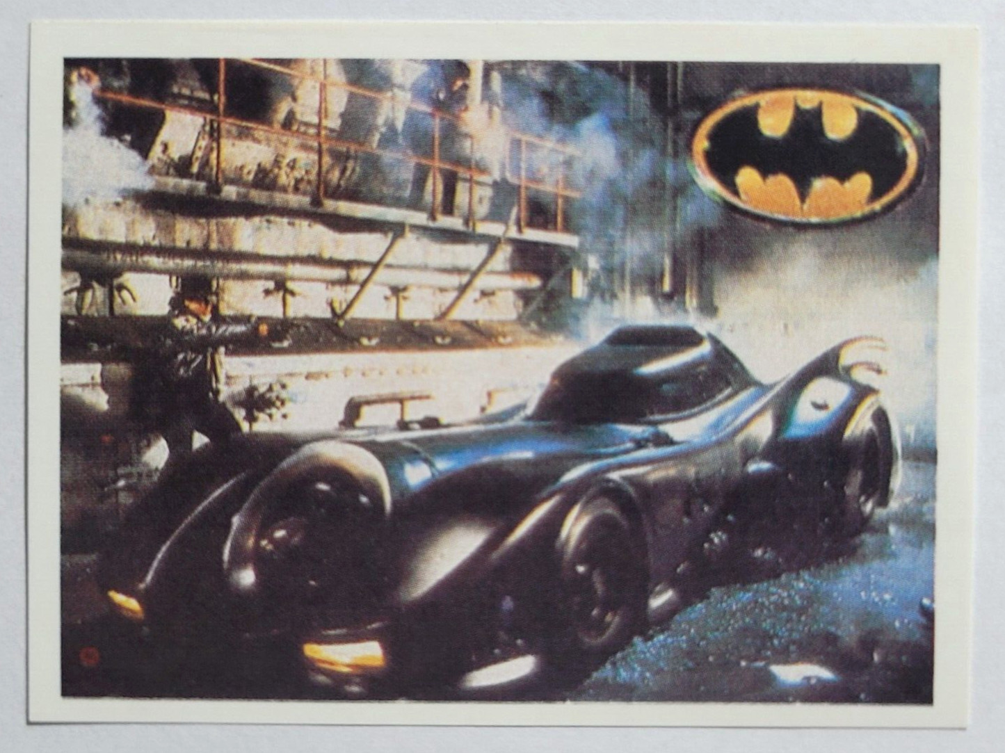 1989 Navarrete Batman Cromo #067 Batmóvil 1989 Sudamérica Perú DC Comics