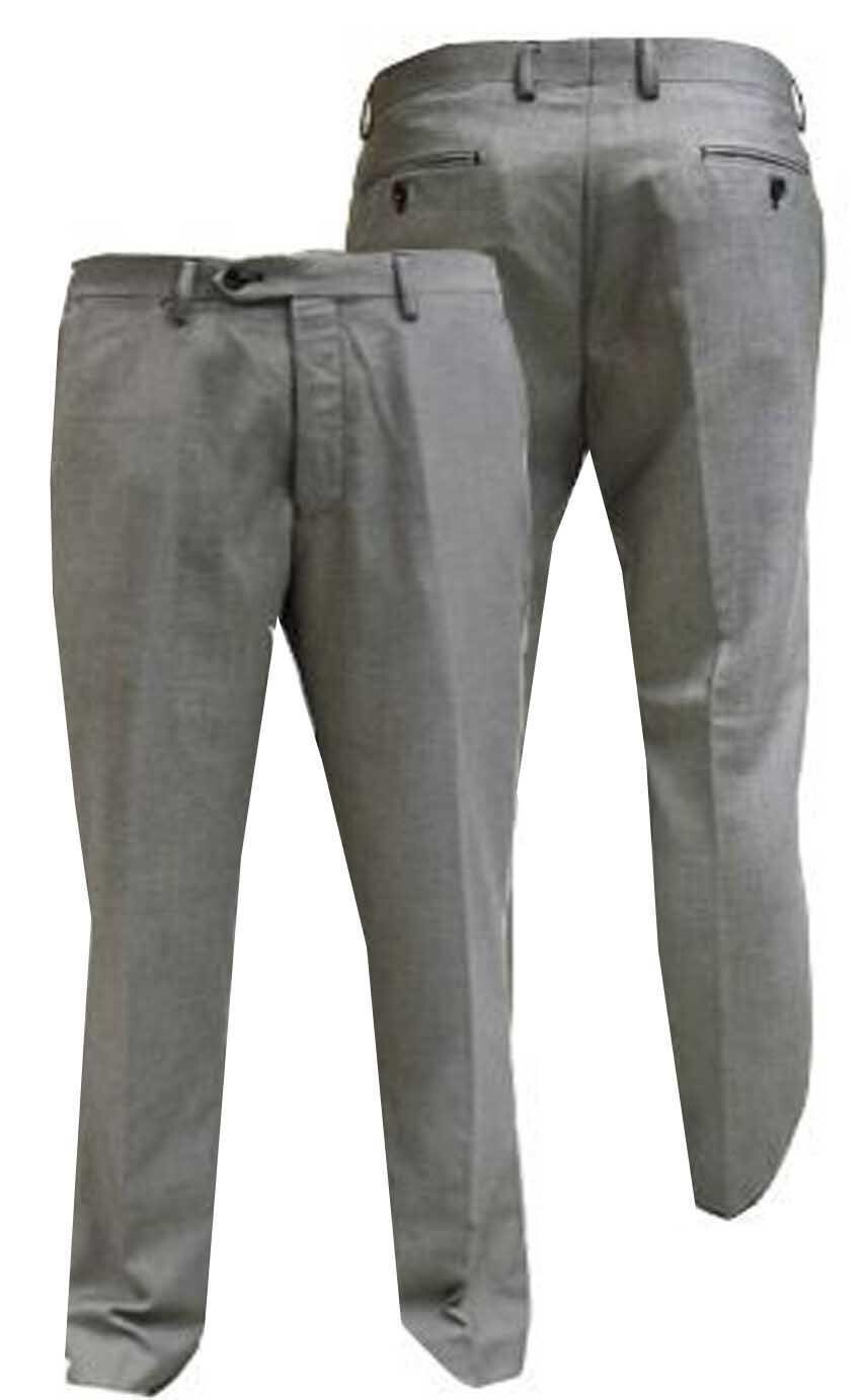 Cavani Hombre Talla Grande Gris Traje Pantalones ( Jovan ) Talla 86.4cmA 152cm