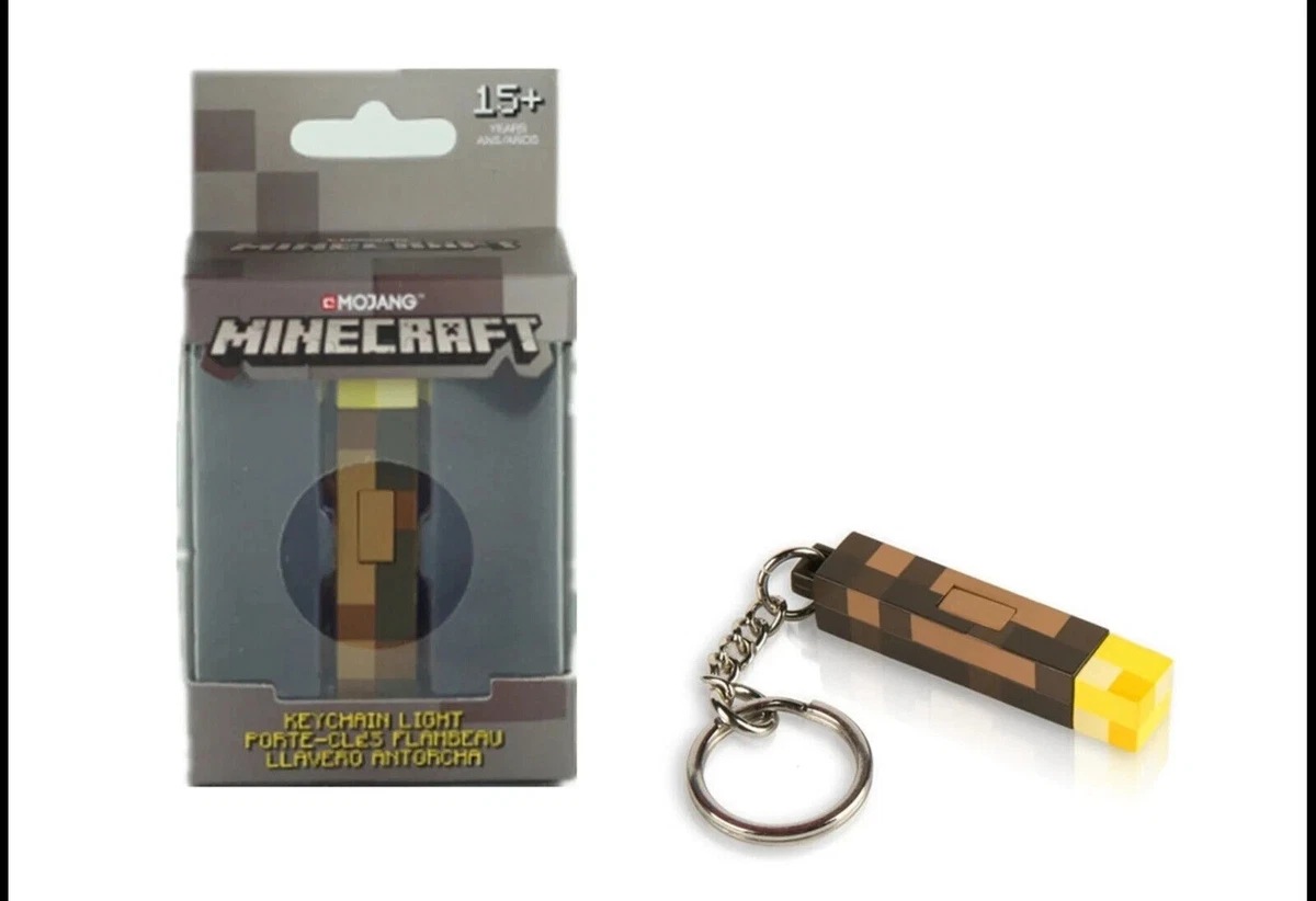 Minecraft torch keychain clearance