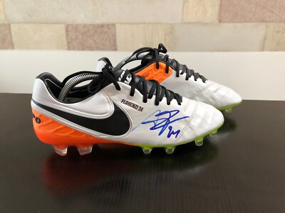 FLORENZI NIKE SIGNED MATCH WORN BOOTS GOL DERBY
