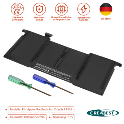 7.6V Akku Für Apple MacBook Air 11''A1465 Mid 2012 2013 Early 2014 2015 Version