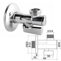 Eckventil GeräTeanschlussventil Kombiventil Auswahl 1/2X3/8 1/2X1/2 1/2X3/4 Zoll