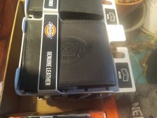 Dickies Men's Bifold Leather Wallet Black 31D1220003 New with Tags