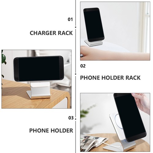 Telefon Schreibtisch Stehen Cordless Ladegerät Halter Desktop-Halter Dock - Bild 8 von 12