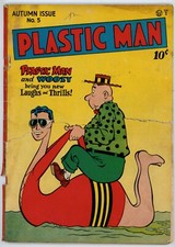 Plastic Man 5 Quality Comics 1946 FR Jack Cole