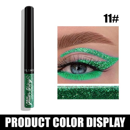 Metallic Eyeliner Liquid Eyeshadow Glitter Sequin Diamond Shimmer Eye Shadow ~ - Picture 23 of 36
