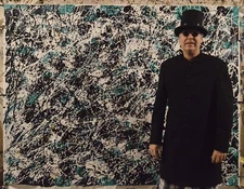 Jackson Pollock inspired￼￼, ￼Painting 81” X 62” Extra Large, Full Fathom Five￼