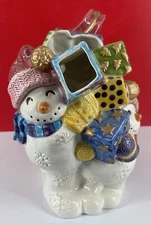 Fitz And Floyd Frosty Folks Snowmen Pitcher 1995 Retired CHRISTMAS Lovely!