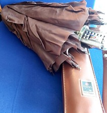 Kirps TOP-MATIC Vintage Umbrella With Leather Holder 14.5"