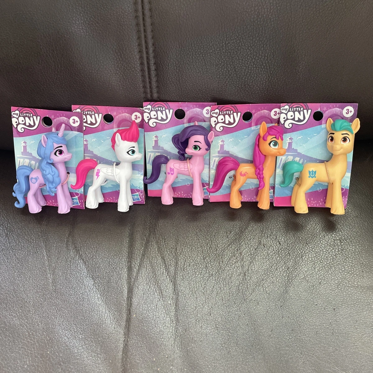 My Little Pony MLP Figure 3 Lot 5 Sunny Izzy Hitch Zipp Pip Party