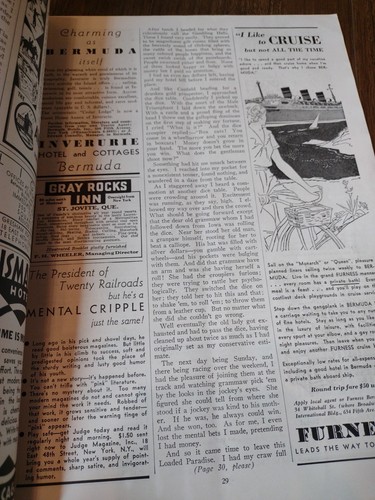 1935 Richtermagazin gerade verheiratete Polizeibank June Joseph Morgan Werbung - Bild 24 von 24