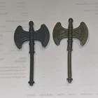 Vintage 1981 MOTU He-Man Battle Axes Lot Of 2 - USA & TAIWAN
