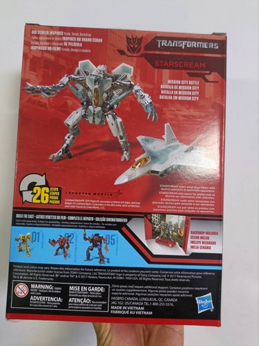 NEW Studio Series SS06 Starscream Action Figure 7" Toy Doll New in Box - Picture 3 of 6