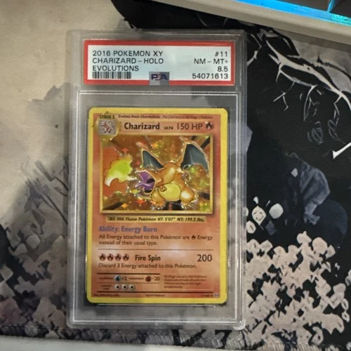 Charizard Pokemon XY Holo Evolutions PSA 8.5