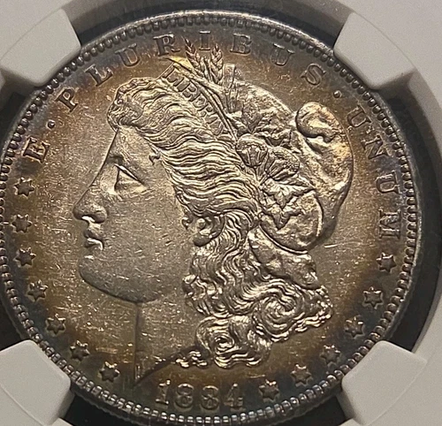 1884 S Morgan Silver Dollar NGC