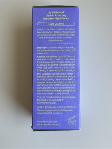 VON WISHTREND Vitamin A-Mazing Bakuchiol Nachtcreme 30g EXP 09/25 NEU - Bild 4 von 10