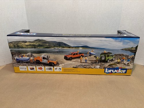 Bruder 1/16 #02593 Land Rover Defender mit Anhänger & Bagger Neu in OVP! - Bild 6 von 7