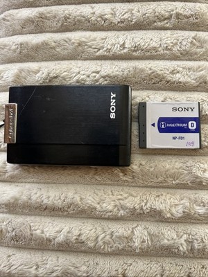 Sony Cyber-Shot DSC-T200 8.1MP Digital Camera Black  Working READ
