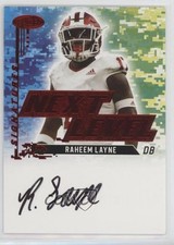2022 SAGE Low Series Next Level Signatures Red Raheem Layne #NLS-RL Auto 2b2