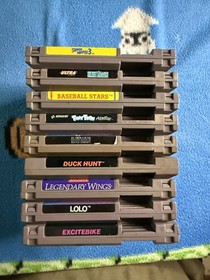  Nintendo Lot Auction - Nes Cartridges Tested Authentic Mario Lolo Batman