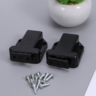 2 Pcs Self-locking Bead Push Fastener Kitchen Close for Cupboards Doors