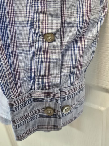 Michael Kors Regular Fit Men's Size 16 32/33 Long Sleeve Button Up Shirt - Picture 7 of 10