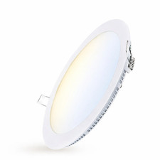 LEDlumi 24V 12W Tunable White LED Einbaustrahler Panel 170mm weiß 2000-6000 Kelv