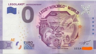 0 Euroschein Deutschland Legoland Deutschland Resort XEGA 2020 4