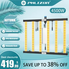 Spider 4500W Most efficient LED Grow Light 5x5ft Full Spectrum for Hydroponics