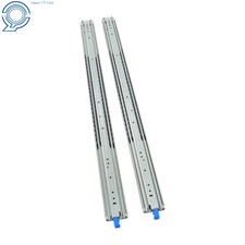 Industrial 48" Drawer Slides 500lb Ball Bearing Side Mount Full Extension Rails